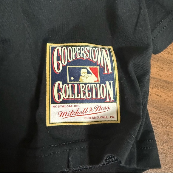 Mitchell & Ness Chicago Cubs Black Graphic Tee Shirt Men’s L MLB Baseball - Picture 5 of 7